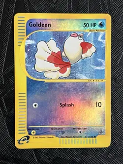 Pokemon TCG Goldeen 111/165 Expedition Base Set Reverse Holo (English) - LP - Image 3
