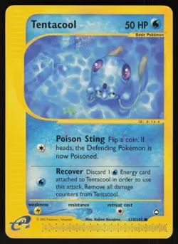 Pokemon Tentacool Common Normal Aquapolis 113/147 LP+ - Image 1