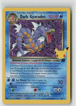Pokemon Dark Gyarados #8/82 Celebrations: Classic Collection Near Mint or Better - Image 1