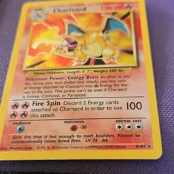 Pokemon Charizard Base Set 4/102 Holo Rare 120HP English Wizards - Image 1