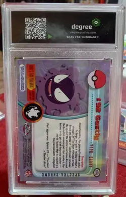2000 Topps Chrome Pokemon Series 2 Spectra Chrome #92 Gastly GEM MT 10. CCG. - Image 2