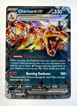 Pokemon Paldean Fates - CHARIZARD EX - DOUBLE RARE - 054/091 - NM/M - Image 1