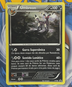 Umbreon Black Star Promo Xy96 SATURN HOLO Pokemon Tcg LP 2016 #XY96 - Portuguese - Image 1