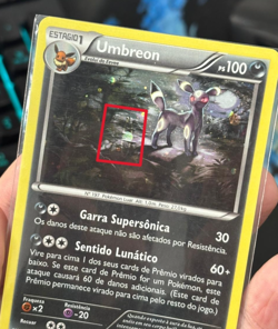 Umbreon Black Star Promo Xy96 SATURN HOLO Pokemon Tcg LP 2016 #XY96 - Portuguese - Image 3