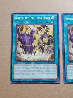 2x Ninjitsu Art Tool - Iron Digger - DABL-EN062 - 1st Edition - YuGiOh-LP - Image 2
