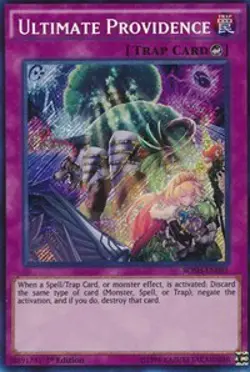 Ultimate Providence-Secret Rare - 1st Edition - BOSH-EN081 - Breakers of Shad... - Image 1