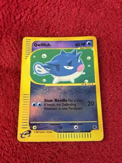 Qwilfish 127/165 Expedition Base Set Reverse Holo Pokemon Card Lp - - Image 1