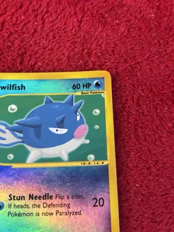 Qwilfish 127/165 Expedition Base Set Reverse Holo Pokemon Card Lp - - Image 2