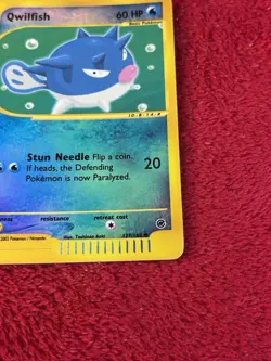 Qwilfish 127/165 Expedition Base Set Reverse Holo Pokemon Card Lp - - Image 3