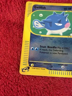 Qwilfish 127/165 Expedition Base Set Reverse Holo Pokemon Card Lp - - Image 4