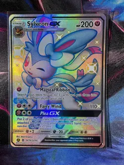 Sylveon GX SV76/SV94 Hidden Fates Shiny Vault Pokemon TCG Minty - Image 1
