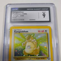 1999 Pokemon Jungle Unlimited Kangaskhan Holo Rare 5/64 CGC Mint 9 - Image 2
