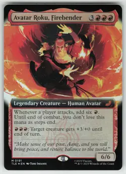 MTG Avatar Roku, Firebender Foil Avatar: The Last Airbender EternalLegal #112 NM - Image 1