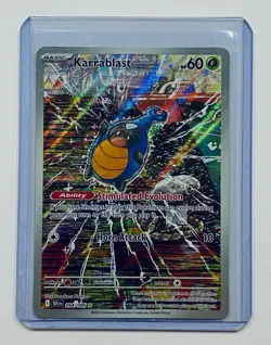 Pokemon TCG Karrablast 094/086 Illustration Rare Holo Sv: Black Bolt English NM - Image 1