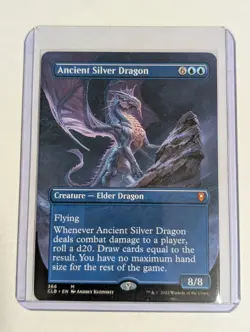 Ancient Silver Dragon (Borderless) Commander Legends: Battle for Baldur's... - Image 1