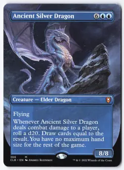 Ancient Silver Dragon (Borderless) M Commander Legends: Battle for Baldur's Gate - Image 1