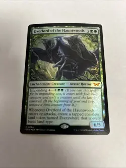 Overlord Of The Hauntwoods Foil Card #0194 MTG LP - Image 1
