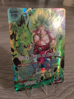 Broly Surge of Brutality GOLD STAMP Foil Dragon Ball Super Masters Card Game CCG - Image 4