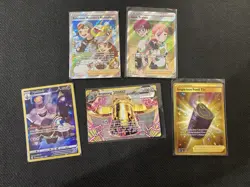 Pokemon Card Collection Lot! Gold, Rainbow, Full Art, Shiny, VMAX, And More! - Image 3