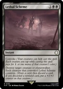 Lethal Scheme - Near Mint MTG Universes Beyond: Fallout - Image 1