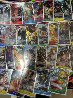 One Piece English Card Lot SR NM 50 Cards Lot From OP13 + PRB02 - Image 3