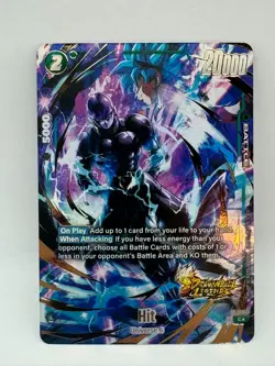 Hit FS10-12 Bonus Pack Gold Alternate Art Dragon Ball Legends Card - Image 1
