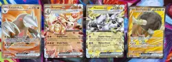 Pokemon TCG English Full Art Rare, Ex And Holo Rare Lot Of 12 NM Cards - Image 2