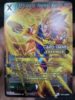 SS3 Vegito Peerless Warrior JUDGE STAMP Foil Dragon Ball Super Card Game | NM - Image 1