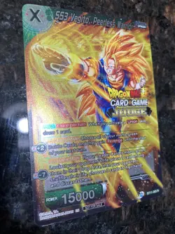 SS3 Vegito Peerless Warrior JUDGE STAMP Foil Dragon Ball Super Card Game | NM - Image 3