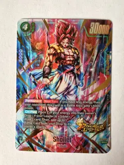 ✨Shallet FS10-08 Bonus Pack Gold Art Dragon Ball Legends Promo Card English ￼ - Image 1