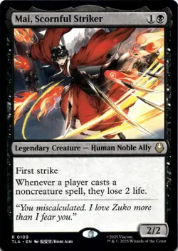 Mai, Scornful Striker Avatar: The Last Airbender Magic MTG NM - Image 1