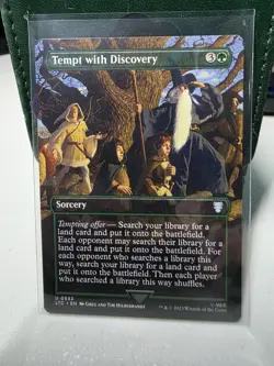 MTG Tempt with Discovery (Borderless) Commander: the Lord of the Rings: #532 - Image 1