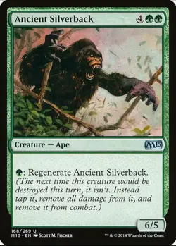 X 1 Ancient Silverback LP M15 168 MTG Magic The Gathering - Image 1