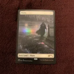 Plains Secret Lair 359 Foil Magic The Gathering Dracula NM MTG - Image 1