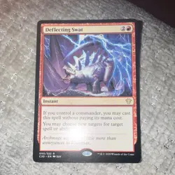 Magic: The Gathering Deflecting Swat Instant Commander 2020 Rare 050 EN Izzy - Image 1