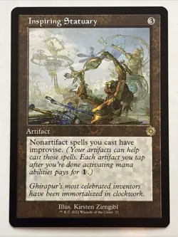 MTG The Brothers' War: Retro Frame Artifacts Inspiring Statuary NM Rare - Image 1