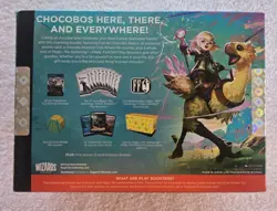 MAGIC THE GATHERING MTG FINAL FANTASY CHOCOBO BUNDLE BOX NEW SEALED IN HAND - Image 2