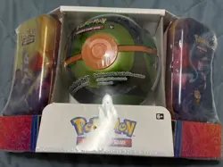 Pokemon TCG Sam’s 3-Pack Poke Ball Kanto Power Mini Tins Booster Cards - Image 1