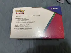 Pokemon TCG Sam’s 3-Pack Poke Ball Kanto Power Mini Tins Booster Cards - Image 2