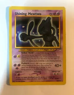 Pokemon Shining Mewtwo Secret Rare 109/105 Neo Destiny HoloChase Pack 1/5 Chance - Image 1