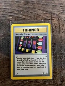 Pokemon Neo Genesis Set RARE Arcade Game 83/111 - Near Mint (NM) Condition - Image 1