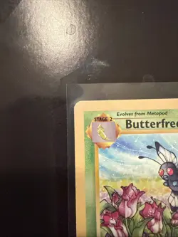 Pokemon Jungle Butterfree 33/64 D Edition Error NM Near Mint - Image 3