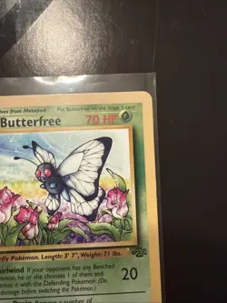 Pokemon Jungle Butterfree 33/64 D Edition Error NM Near Mint - Image 4