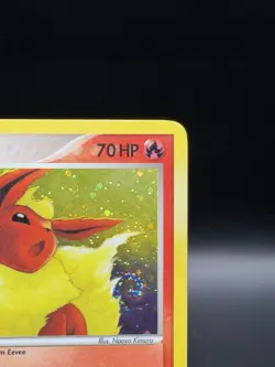 Pokemon FLAREON 5/115 | HOLO SWIRL | EX Unseen Forces | 2005 - Image 4