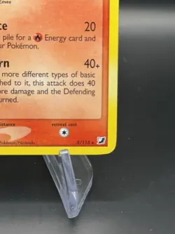 Pokemon FLAREON 5/115 | HOLO SWIRL | EX Unseen Forces | 2005 - Image 5