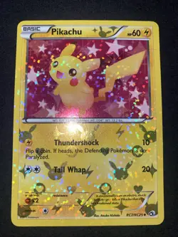 Pikachu RC7/RC25 Pokemon Black & White Legendary Treasures Radiant Collection LP - Image 2