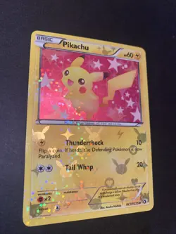 Pikachu RC7/RC25 Pokemon Black & White Legendary Treasures Radiant Collection LP - Image 3