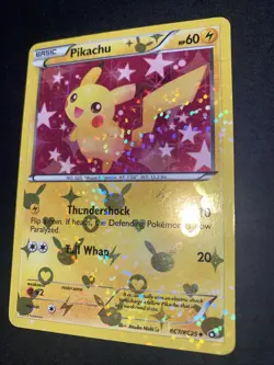 Pikachu RC7/RC25 Pokemon Black & White Legendary Treasures Radiant Collection LP - Image 4