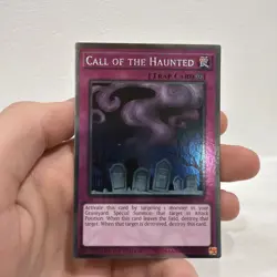 Yugioh-Call of the Haunted-Platinum Rare-Limited Edition-NKRT EN032 (NM) - Image 1