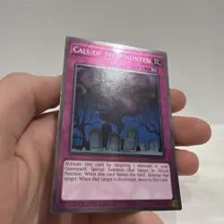 Yugioh-Call of the Haunted-Platinum Rare-Limited Edition-NKRT EN032 (NM) - Image 2